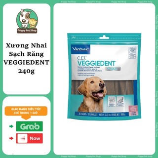Treat Virbac Veggiedent Fresh 240g - hỗ trợ làm sạch răng, thơm miệng