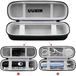 UUMIR Túi đựng EVA, Hộp đựng du lịch Mini cầm tay chống nước, Bàn chải đánh răng điện chống bụi Túi đựng đồ du lịch