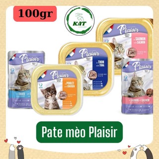 Pate cho mèo plaisir xuất xứ pháp - gói 100g - kat store