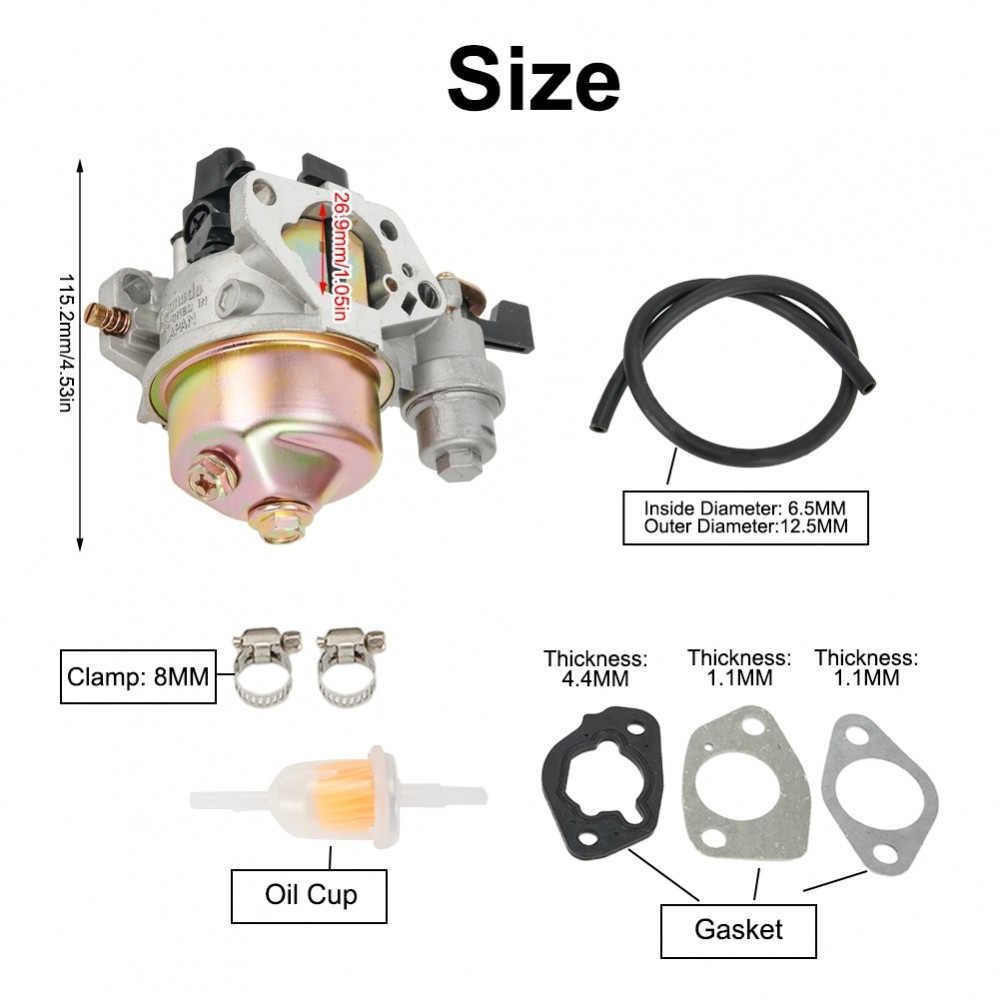 Bộ chế hòa khí Carb cho GX270 / GX340 / GX390 / GX420 11HP 13HP 16HP #