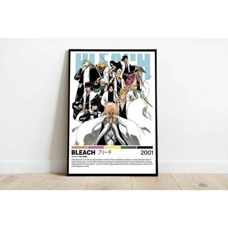 Anime Bleach Manga Poster bìa album canvas in nghệ thuật treo tường