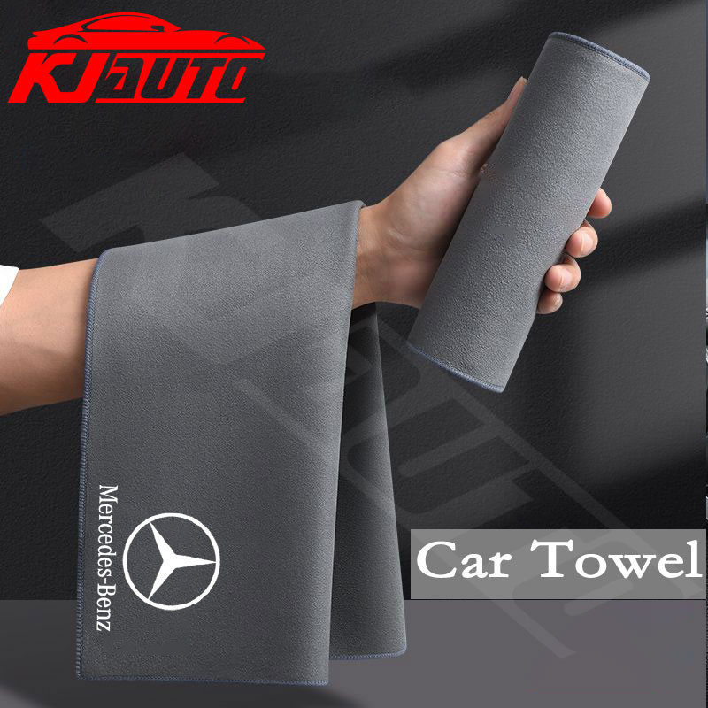 Xe Mercedes Benz Dày Khăn Giặt Vải Thấm Hút Không Phai Màu Benz W210 W203 W204 W211 W205 W212 W203 K