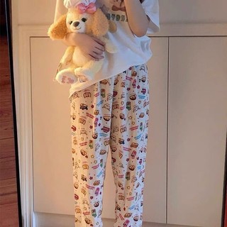 Crayon Shin-Chan Quần Thường Ngày Mùa Hè Phong Cách Mới Rời Hoạt Hình Đi Bộ Quần Cong Có Thể Mặc Bên Ngoài Quần Pyjama Mỏng Quần Short