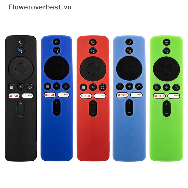 Fbvn Remote TV Stick Cover Silicone Điều Khiển Từ Xa Ốp Lưng Silicon Full Cover Vỏ Bảo Vệ Cho Xiaomi Mi Box S Soft Plain Remote Control Protector HOT