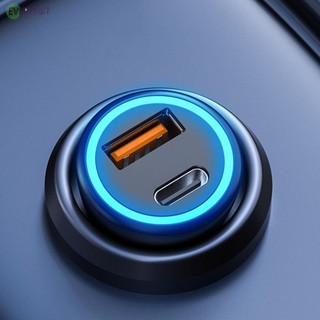 NEW>>Car Charger Fast Charging Type-C USB 100W 12-24 (V) Car Accessories Dual Adapter