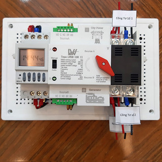 Bảng chuyển nguồn điện luân phiên ATS 100A LW + Timer NKg5 tháng chuyển nguồn luân phiên 15 ngày