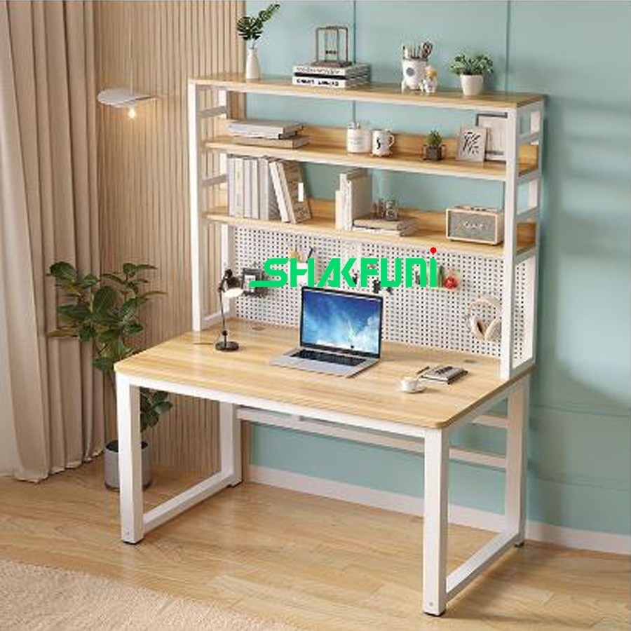 Bàn Học Có Giá Sách SHAKAFUNI SH-B04