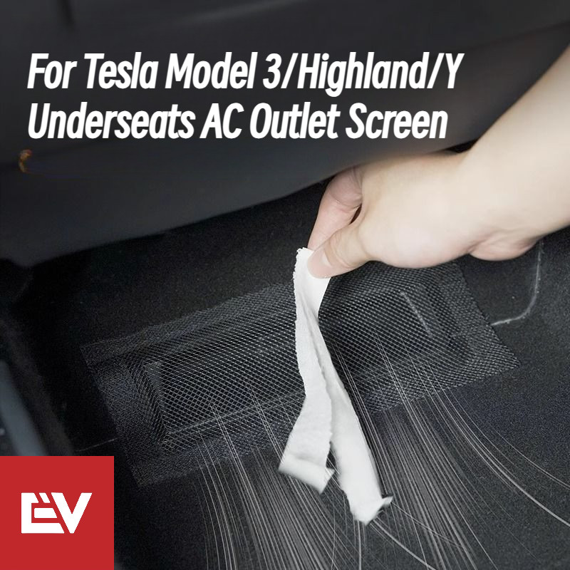 Dành cho Tesla Model 3 / Highland / Model Y / Juniper AC Outlet Cover Underseats