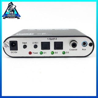 Digital 5.1 Audio Decoder Dts/Ac-3 Optical To 5.1-Channel RCA Analog