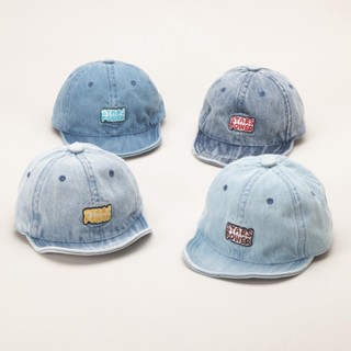 Vintage Denim Bé Mũ Bóng Chày Chữ Embriodery Thoáng Khí Trẻ Sơ Sinh Bé Trai Bé Gái Đạt Đỉnh Mũ Thoải Mái Mềm Mại Mềm Mại Cho Bé Mũ Chống Nắng