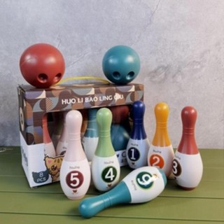 Đồ chơi ném bóng bowling cho bé đồ chơi vận động sức khỏe cho bé