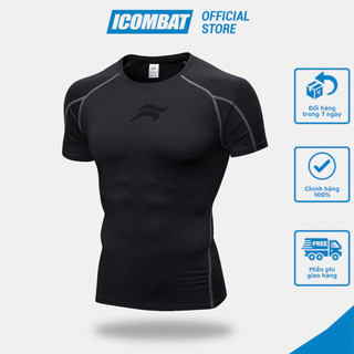 Áo thun thể thao nam tay ngắn ICOMBAT COOLMAX™ co dãn bốn chiều ôm body