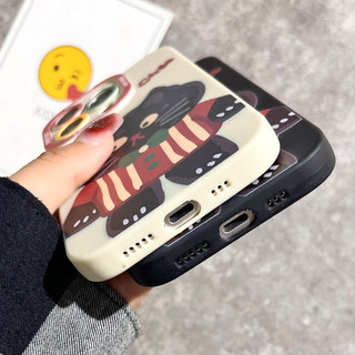 Ốp Lưng Basic Camera Nổi Cute Cat !!! - Nền Trắng - VN080