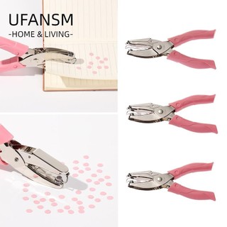 Kìm bấm lỗ giấy UFANSM bằng kim loại thiết kế mini tiện dụng