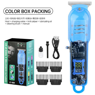 Tông đơ cắt tóc trong suốt, tông đơ cắt tóc điện, máy cạo râu chuyên dụng tại salon tóc, tông đơ tạo điện, tông đơ cắt tóc gia đình, máy cạo râu điện để cắt tóc