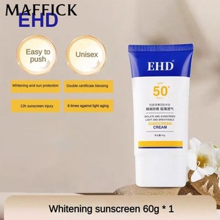 Kem chống nắng Ehd Face Uv Protection Spf50 Kem chống nắng chăm sóc da lâu dài không nhờn Kem chống nắng 60g 