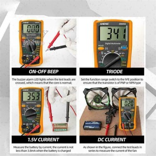 -New In April-Digital Multimeter Kit Ohmmeter Volt Voltmeter ABS AC DC Ammeter DM850[Overseas Products]