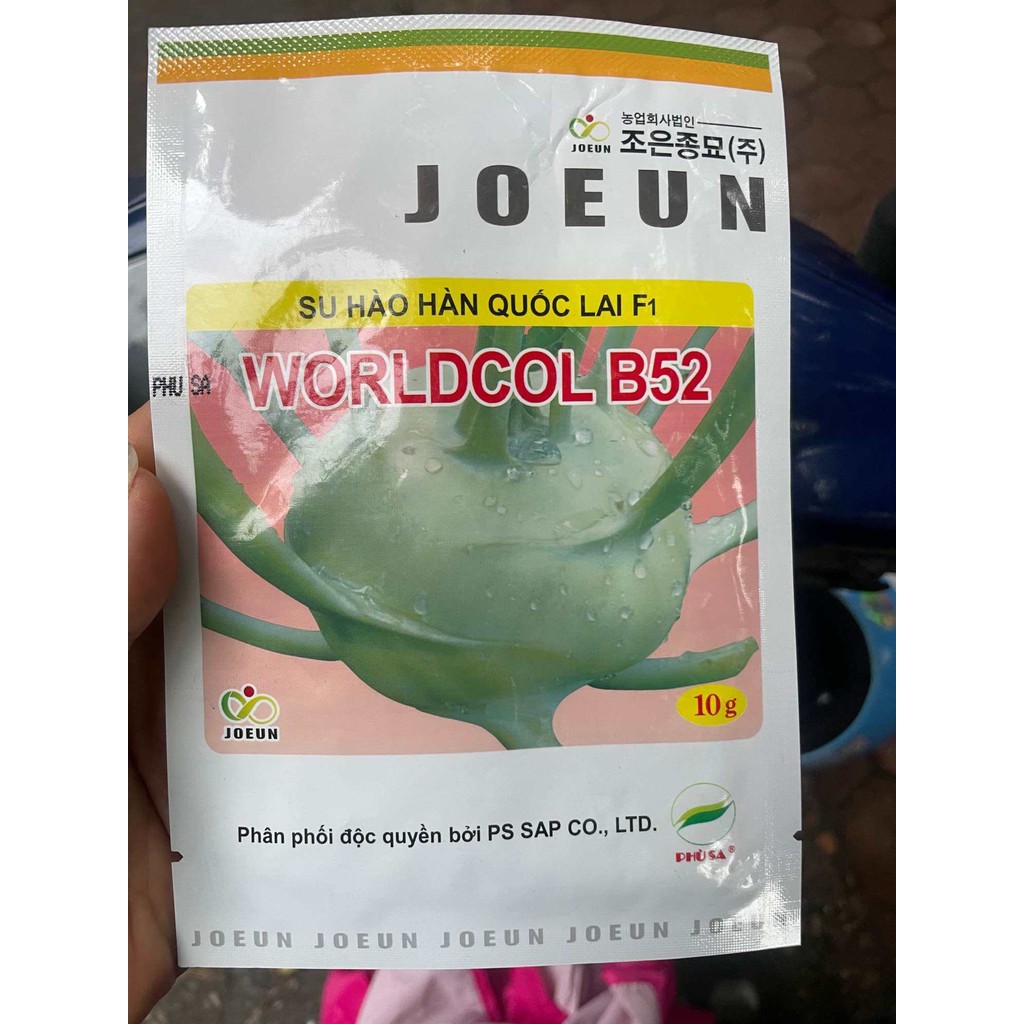 Hạt giống Su hào Hàn Quốc B52 gói 10gram