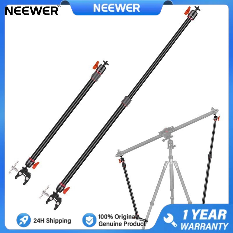 Neewer 2 Gói Tay ổn định chân máy có thể điều chỉnh cho đường ray trượt Video máy ảnh