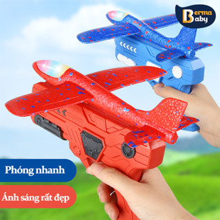  Đồ Chơi Bắn Máy Bay LED Đồ chơi ngoài trời ,Đồ Chơi phóng Máy Bay Đồ Chơi Trẻ Em Máy Bay Xốp 