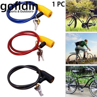 gofidin Khóa Xe Đạp Kèm 2 Chìa Khóa An Toàn Di Động Tiện Dụng