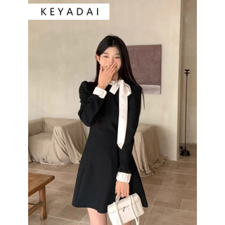 KEYADAI Chic váy nữ Đầm Body Cho thời váy Fashion Thời trang INS phổ biến WLQ24108ZP 4Z240123