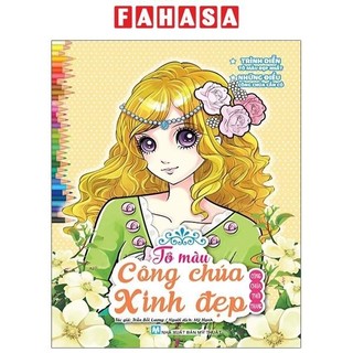 Sách tô màu công chúa xinh đẹp - công chúa thời trang