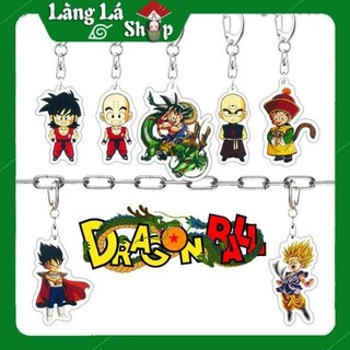 Móc khoá Mica anime Dragon Ball - Songoku (7 Viên Ngọc Rồng) Mẫu 2 Nhựa Cứng Acrylic In 2 mặt sắc nét ( ảnh thật )