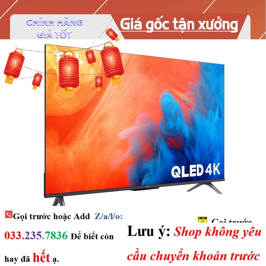 <new>  55Q646  Google Tivi QLED TCL 4K 55 inch 55Q646