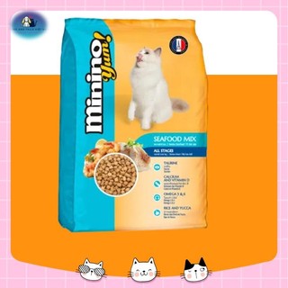 Minino Yum Seafood Thức Ăn Hạt Cho Mèo Mọi Lứa Tuổi 350g (Hỏa Tốc Vũng Tàu)
