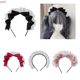 Yml1 Lolit Headband Lolit Headpiece Bowtie Headband Bowknot Headband Nơ Headband