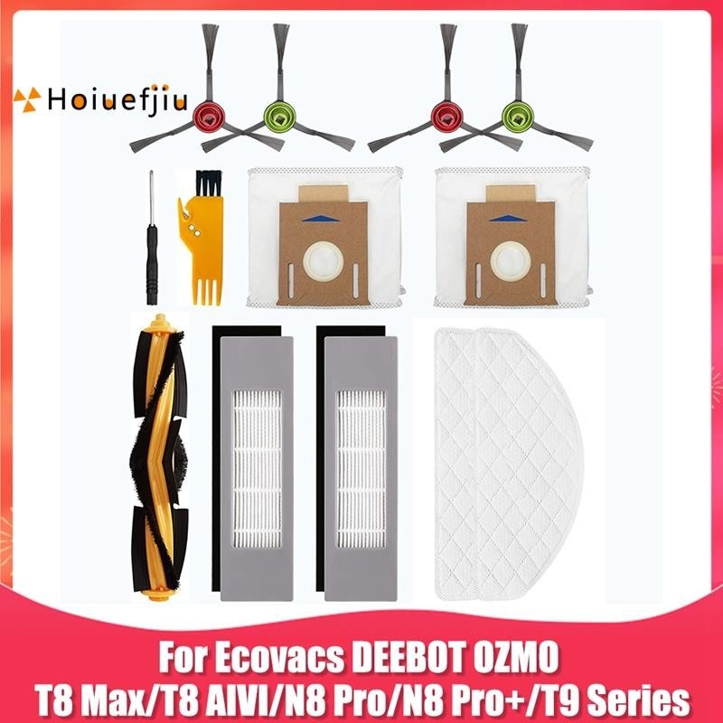 Bộ Phụ Kiện Thay Thế Cho Ecovacs DEEBOT OZMO T8 AIVI T8 Max T8 Series / N8 Pro / N8 Pro + Robot Hút Bụi