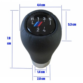 [Knwh] Núm chuyển số bằng da thật 5 tốc độ cho BMW M E87 E90 E36 E46 E90 E91 E92 F30
