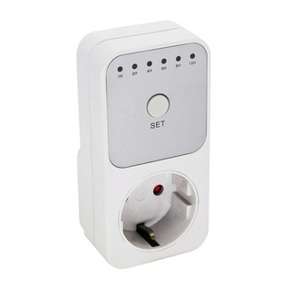 NEW>>Timer Socket Socket Controller Timing Socket White 240V/50Hz Countdown