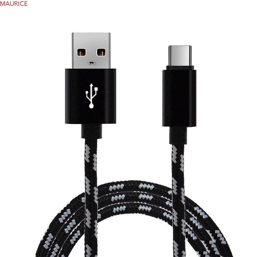 Cáp USB MAURICE Type C, Cáp dữ liệu USB C Type C sạc nhanh, Dây dữ liệu loại C bền bỉ Dây sạc USB C một đầu Sạc điện thoại