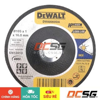 Đá cắt Inox 105x1.0x16mm Dewalt DWA8060SIA | DCSG