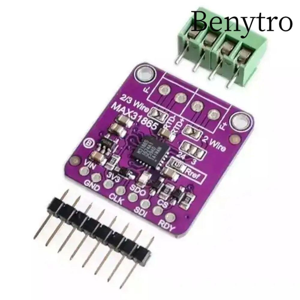 Benytro Cảm biến cặp nhiệt độ RTD, Mô-đun khuếch đại 3,3V / 5V PT100-PT1000 cho Arduino, Mô-đun cảm biến nhiệt độ MAX31865 chất lượng cao DIY