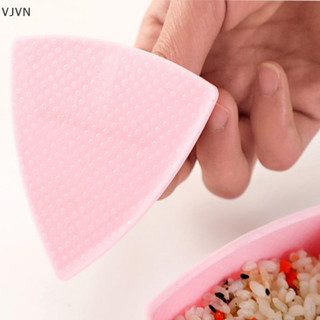 Vjvn Khuôn Sushi khuôn ép thực phẩm cơm nắm onigiri khuôn làm sushi hình tam giác nóng