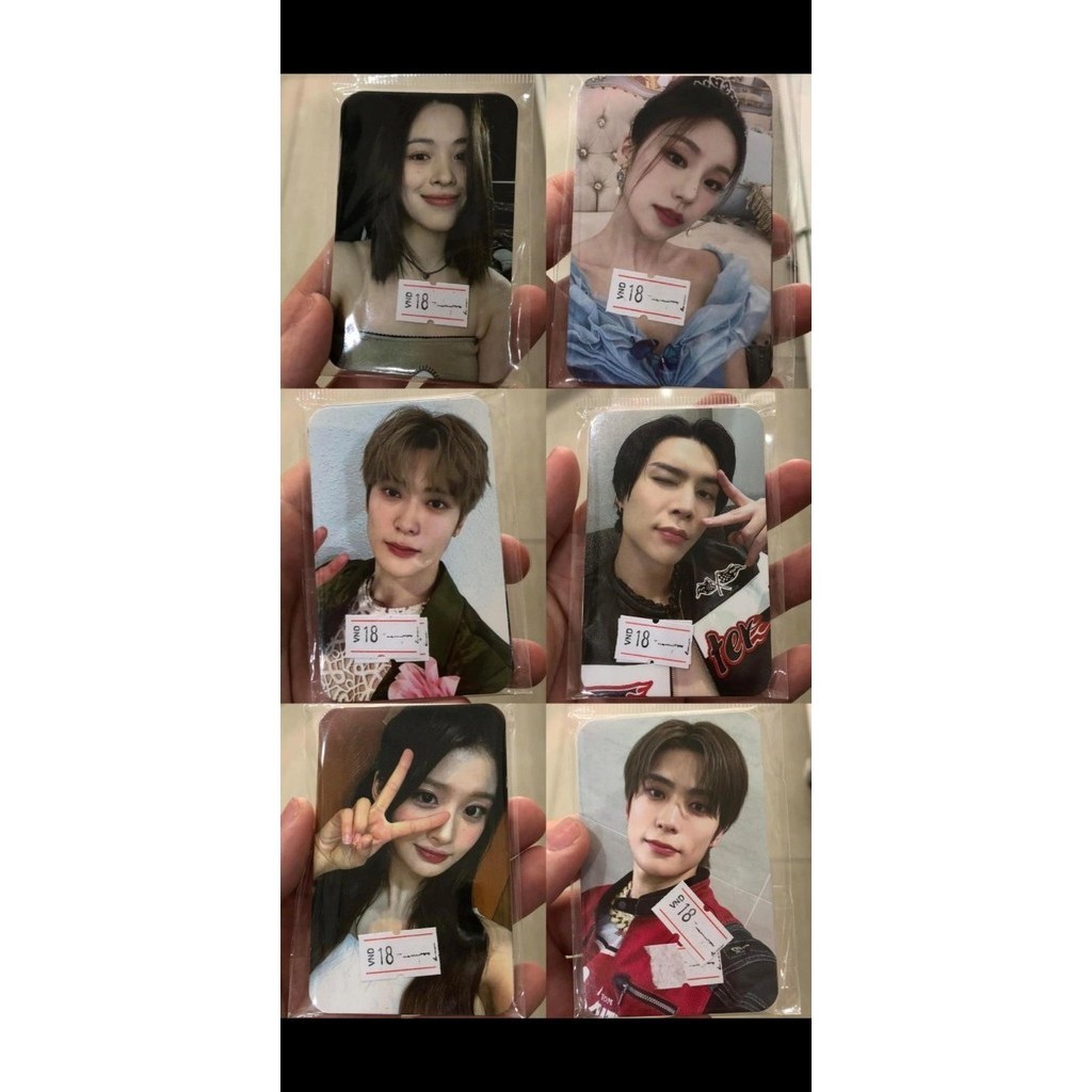 Card unoff idol Kpop nhiều nhóm, card bo góc Kpop 1 pack 6 ảnh siêu xinh