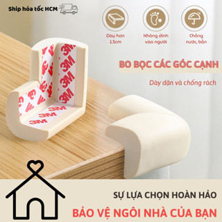 Bọc Cạnh Bàn Chống Xốp Va Đập Cao Cấp CozyMint Kèm Keo Dán , Bịt Góc Bàn Chữ L Chống Va Chạm An Toàn