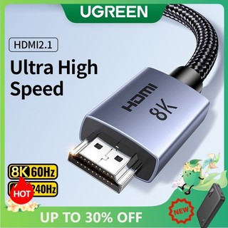 Ugreen Cáp hdmi 2.1 8k60hz 4k240hz Hỗ Trợ hdr 3d Cho laptop / pc / tv / switch / ps5 xbox / displayer
