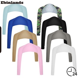 Ebinlands Nữ Khăn Choàng Tay Tay Golf Khăn Choàng Thời Trang Hoạt Động Ngoài Trời Băng Lụa Lỗ Ngón Tay Găng Tay Thể Thao
