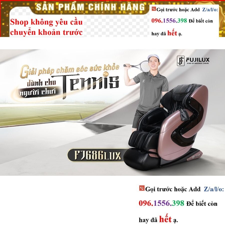 SALE FUJILUX Ghế Massage FJ686 Lux