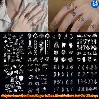 Hình xăm hoa văn kim cương đen hình xăm ngón tay dễ thương hình xăm cây không thấm nước nhãn dán hình xăm kéo dài 15 ngày tạm thời hình xăm giả