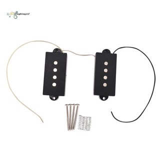 Pb p bass pickup humbucker pickup cho 4 dây p bass thay thế phần guitar bass, đen