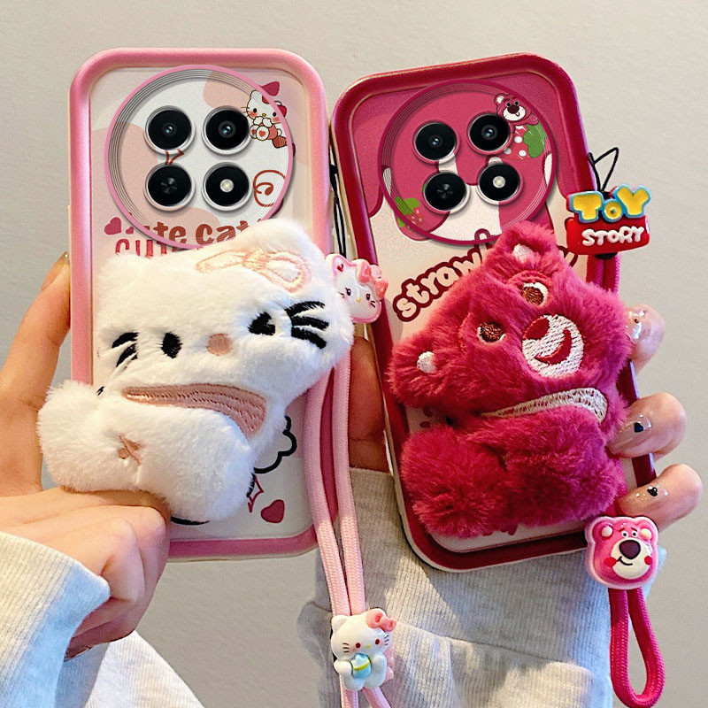 Vỏ búp bê sang trọng cho Xiaomi Redmi Note 14 Pro, 4G, vỏ điện thoại, 24116RACCG, vỏ bảo vệ hợp thời