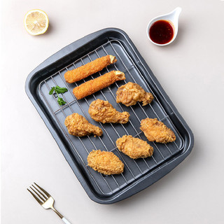 Khay Nướng Vỉ Nướng Vỉ Nướng Vỉ nướng lưới lọc dầu inox hình chữ nhật chống dính vỉ nướng Nướng Vỉ nướng làm mát MPUA