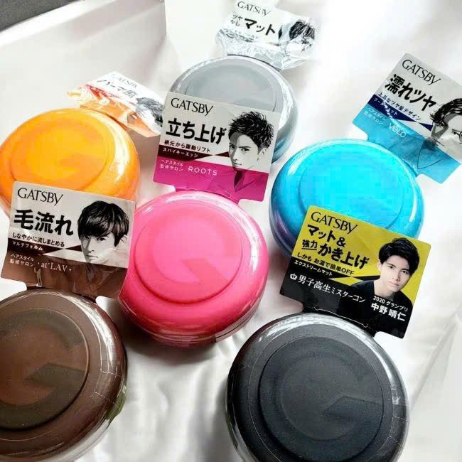 Sáp vuốt tóc nam Gatsby Moving Rubber Nhật Bản chính hãng