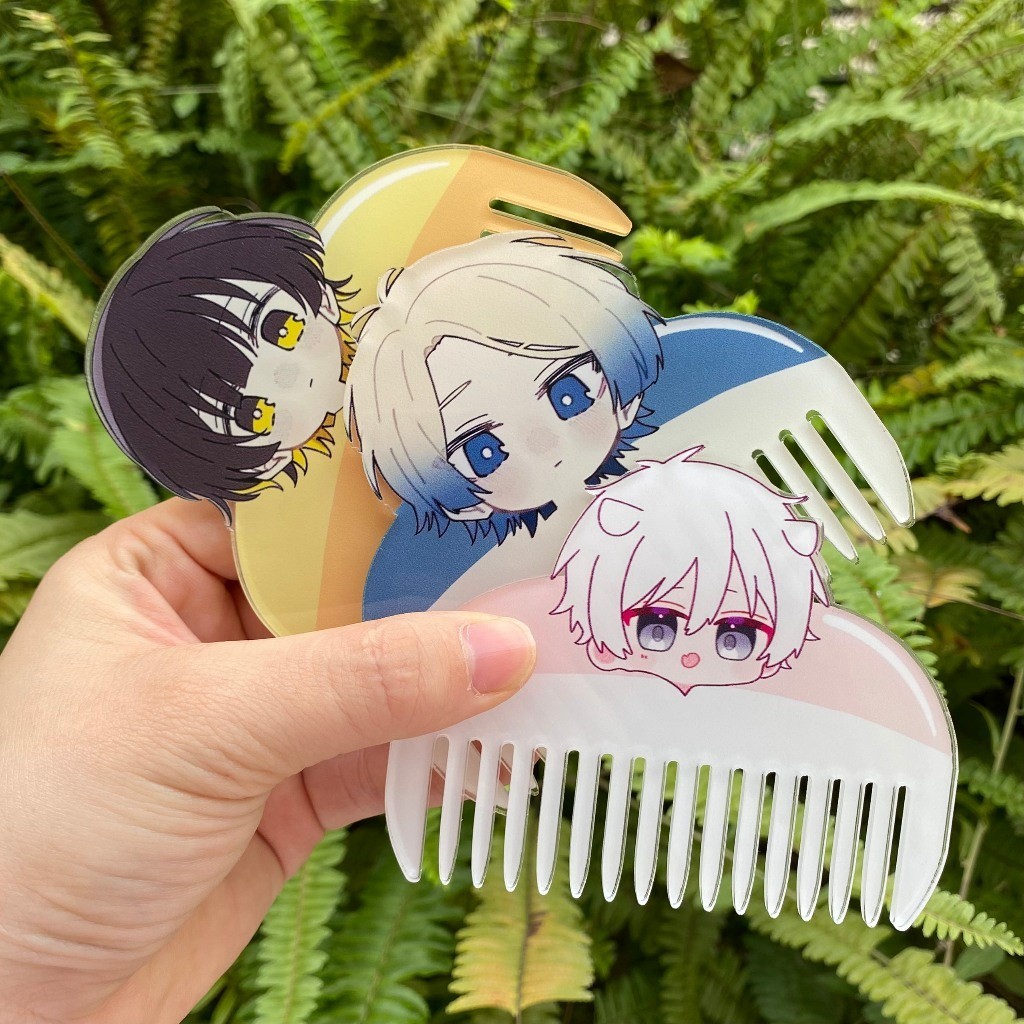 Mô Hình Lược Blue Lock Nagi Hyoma Chigiri Meguru Bachira Reo MikageRin Itoshi Isagi Phụ kiện trang t