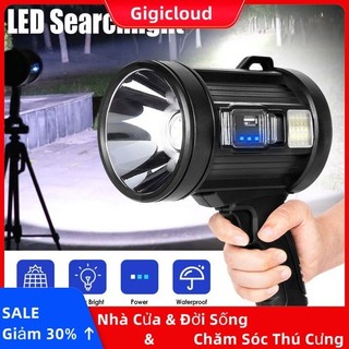 Đèn pin led tìm kiếm 6000mah 15800 lm siêu sáng có thể sạc lại dùng ngoài trời